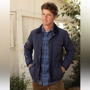 GRAYERS SIZE L Andrew Lightweight Quilted Jacket NAVY BLUE MEN’s